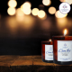 Amber Glass Candle
