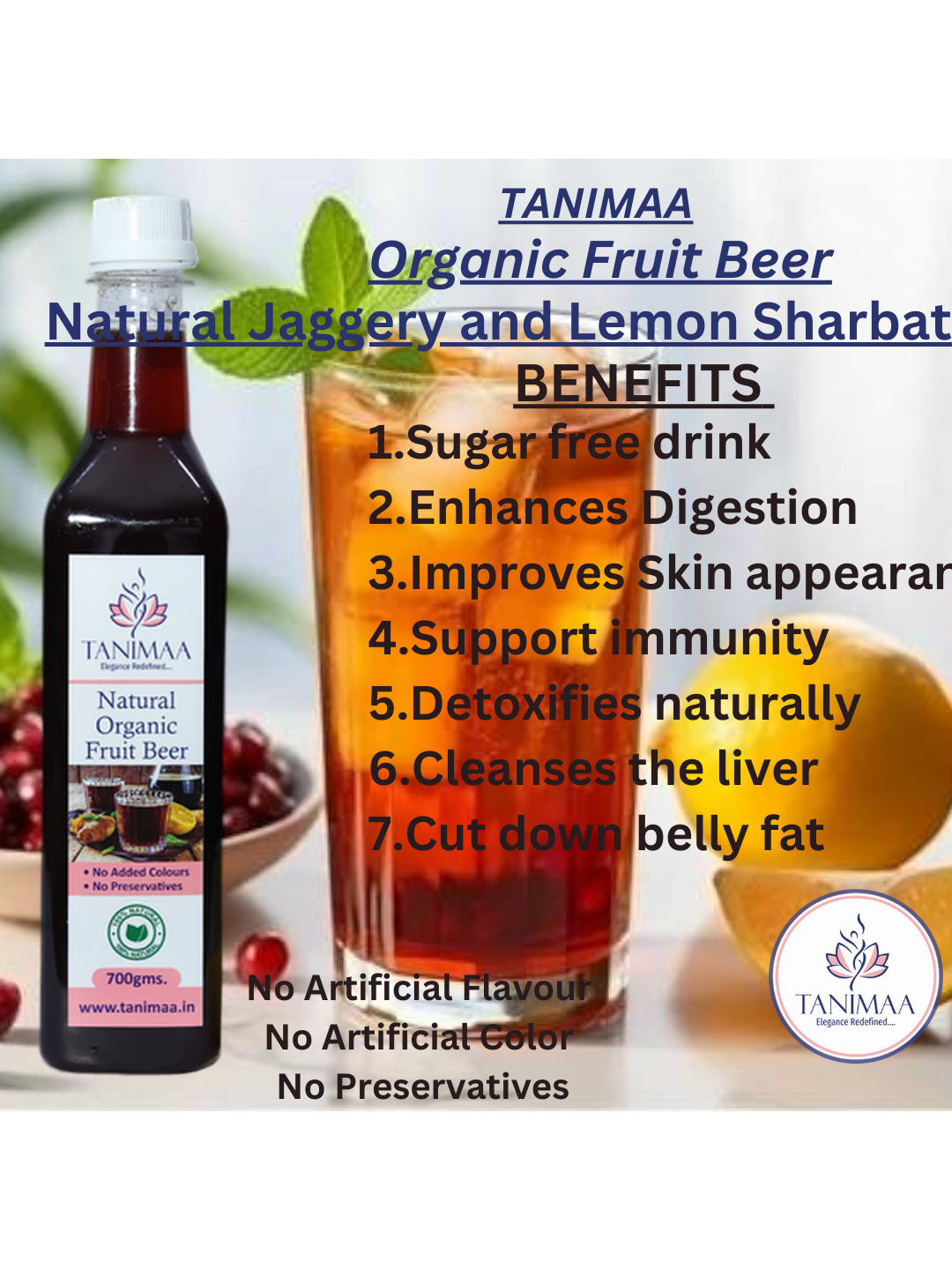 Natural Organic Fruit Beer
