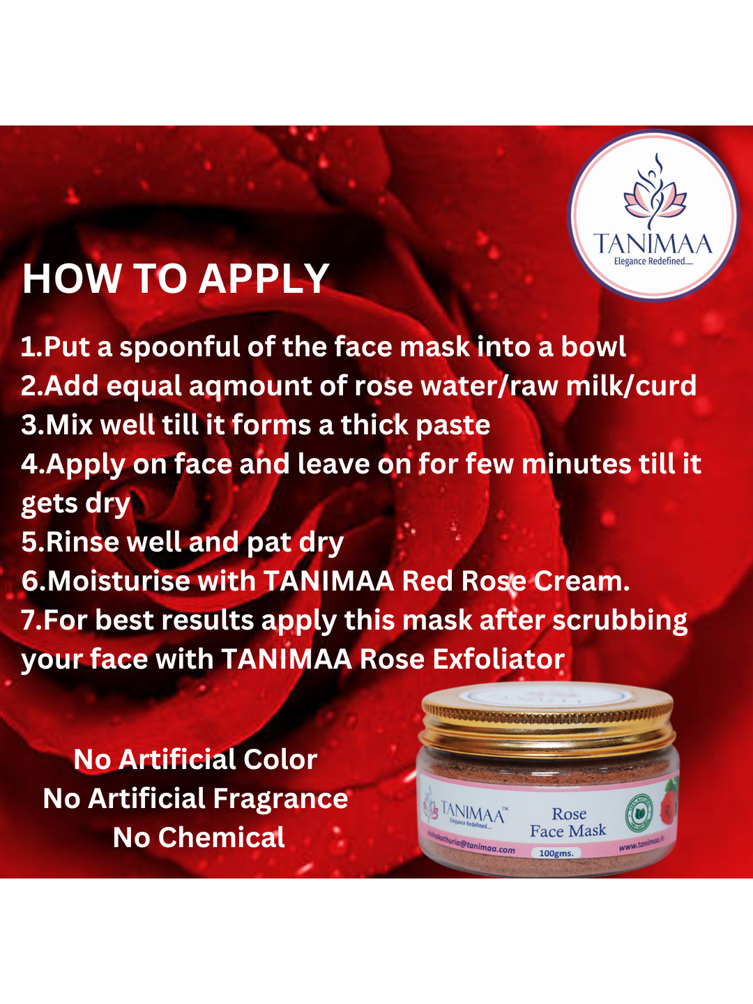 Rose Face Mask