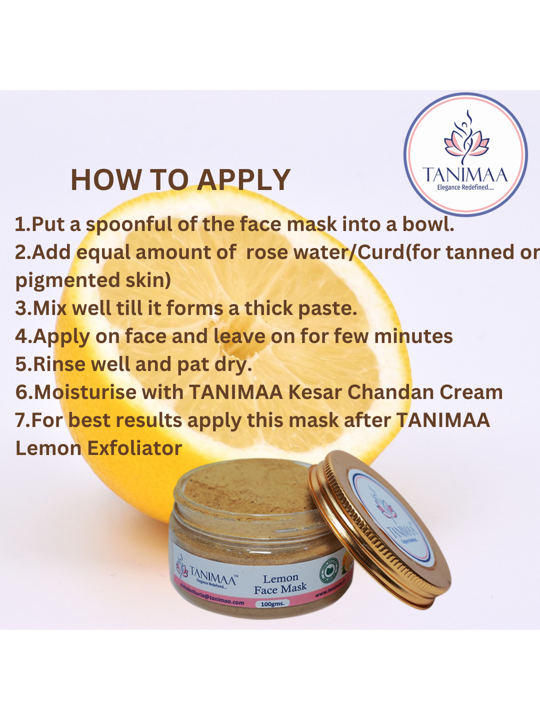 Lemon Face Mask