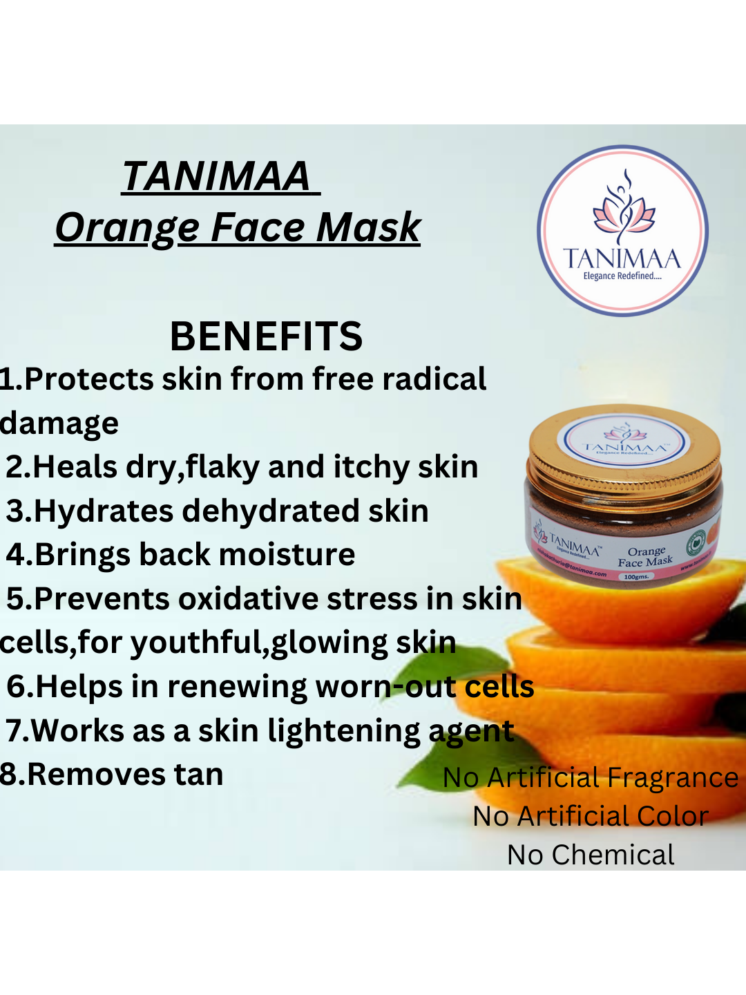 Orange Face Mask