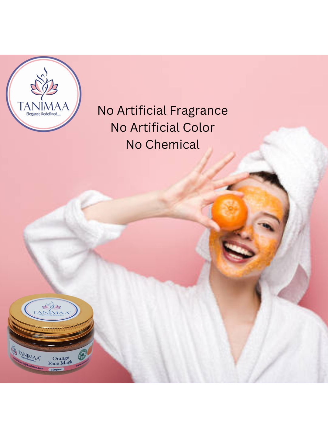 Orange Face Mask