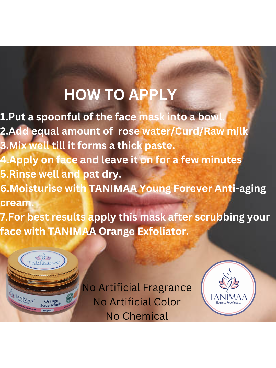 Orange Face Mask