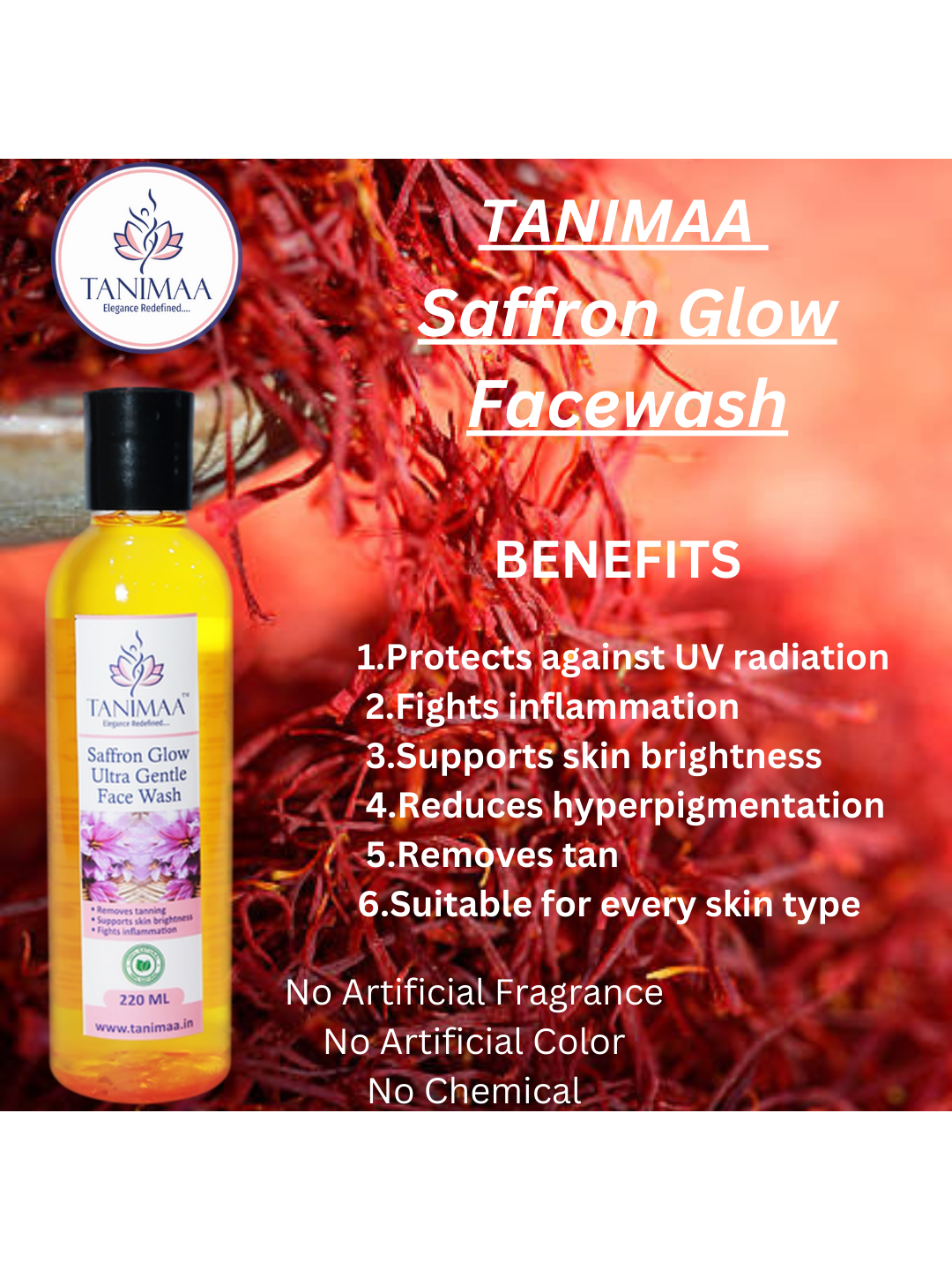 Saffron Glow Ultra Gentle Face Wash
