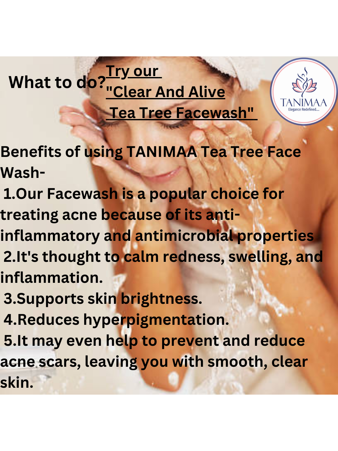 Clear and Alive Tea Tree Facewash