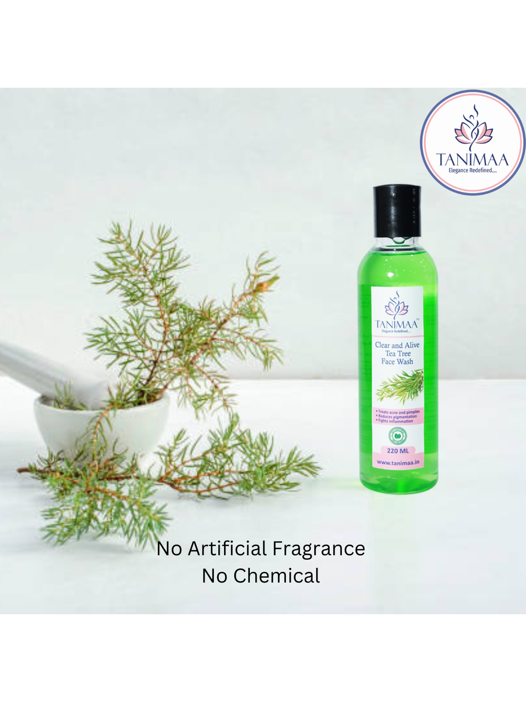 Clear and Alive Tea Tree Facewash
