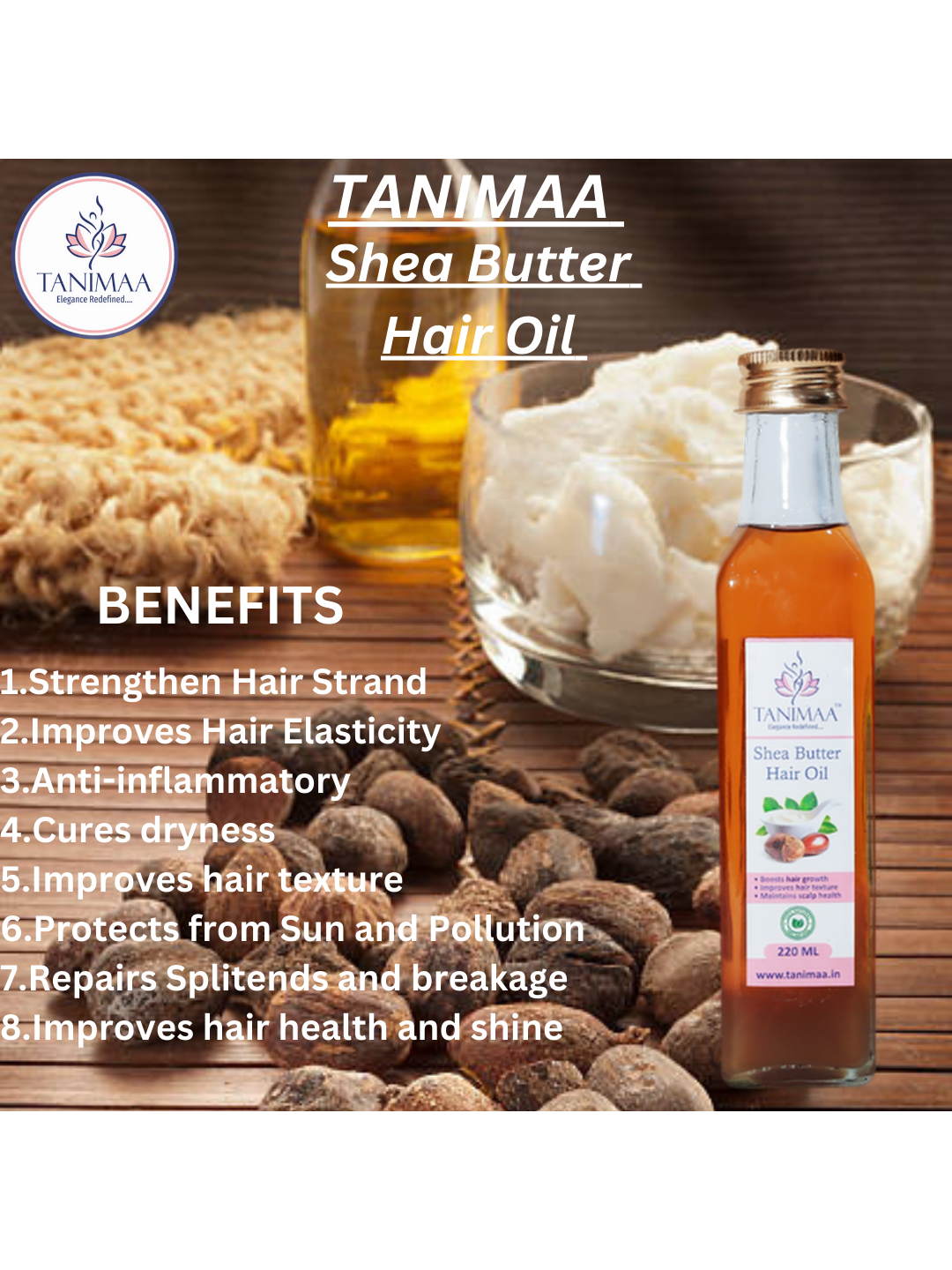 Shea Butter Hair Oil