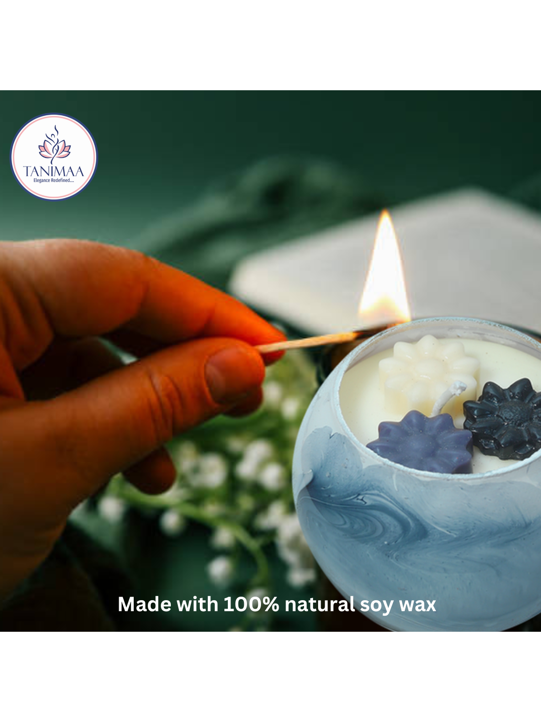 Matka Glass Jar Candle