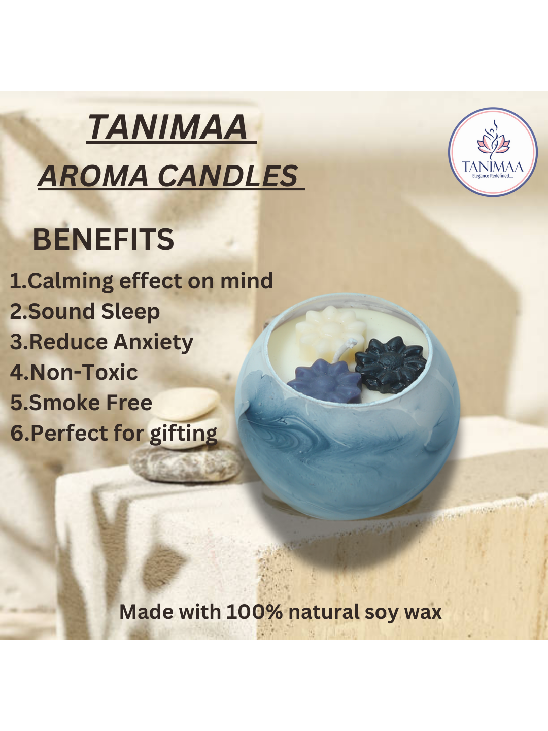 Matka Glass Jar Candle