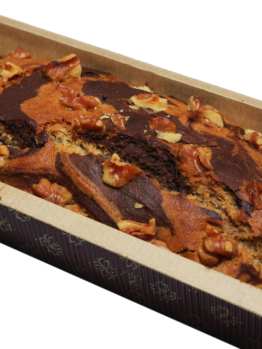 Coffee Marble Walnut Cake