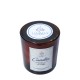 Amber Glass Candle