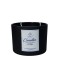 Black Frost Glass Jar Candle
