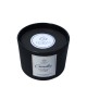 Black Frost Glass Jar Candle