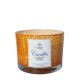 Yellow Glass Jar Candle