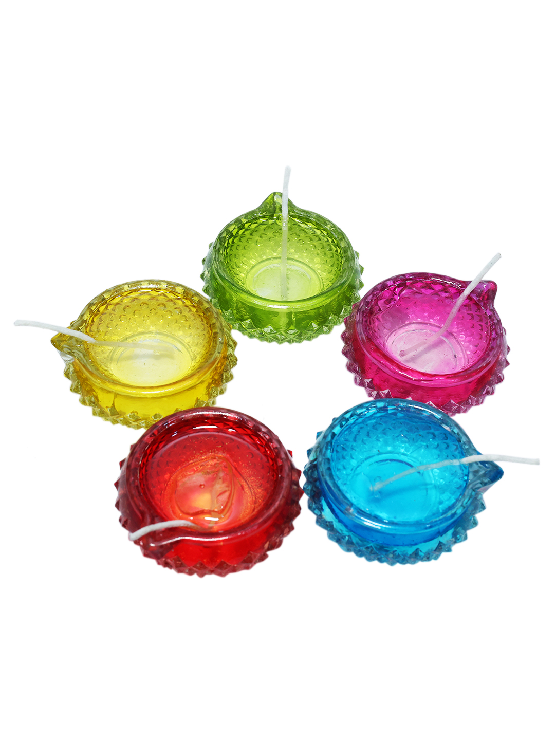 Crystal Diya Candle